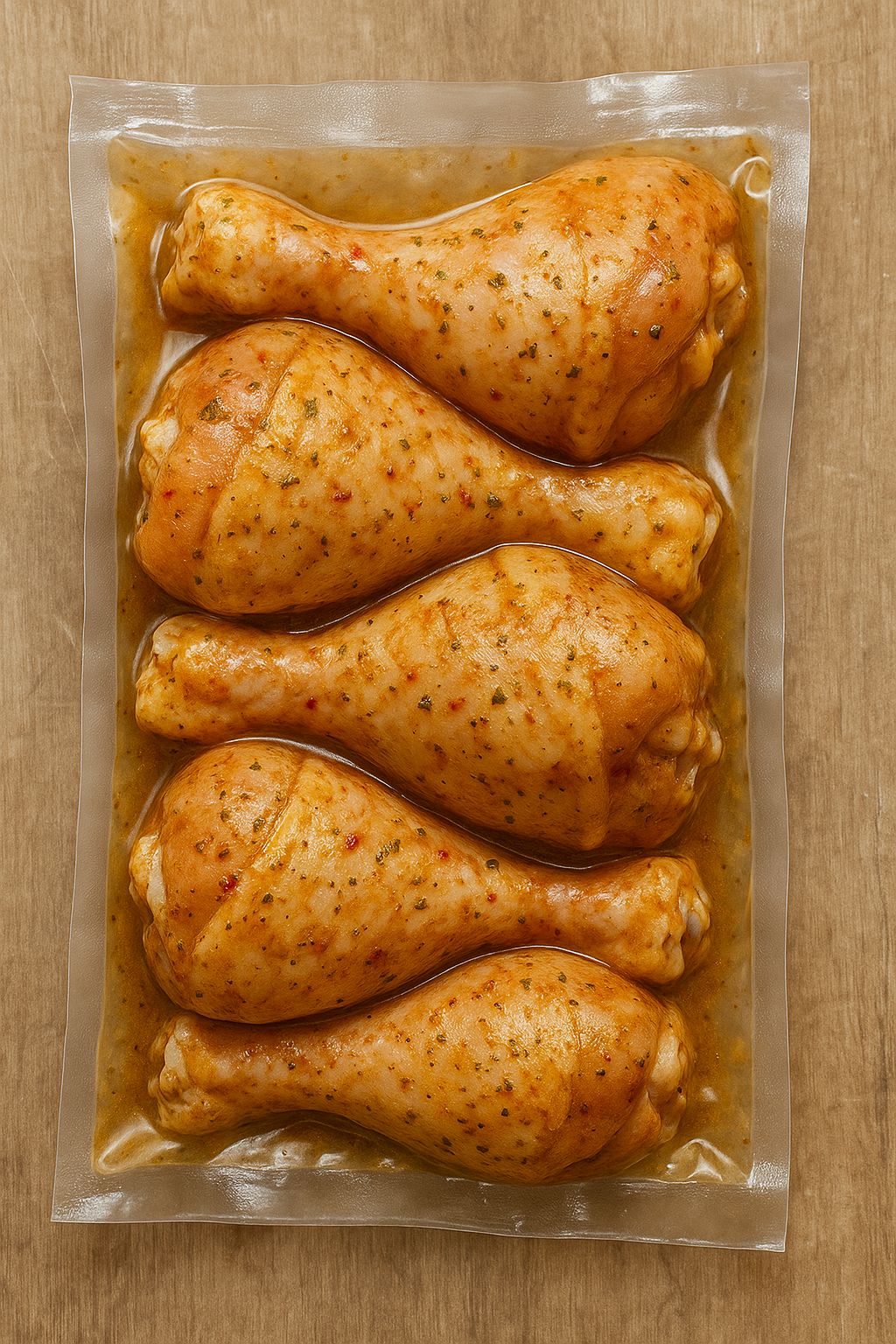 pilons de poulet sous vide